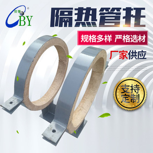 聚氨酯红松木保冷管托 保温管道蛭石导向隔热支架 佰誉管道管卡