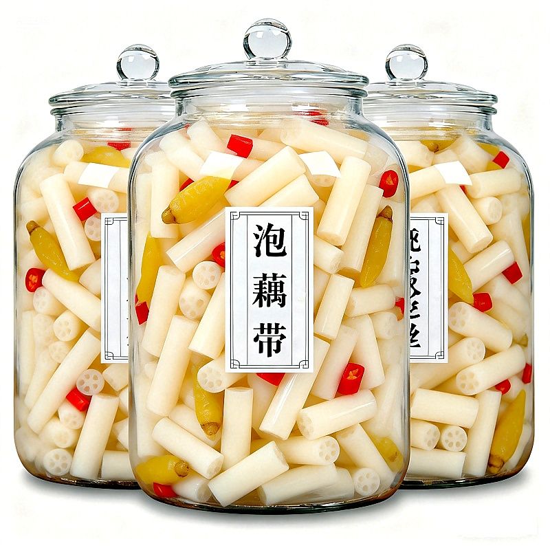 【沔阳情】湖北特产泡椒藕带新鲜藕尖酸辣脆爽开袋即食下饭菜泡菜