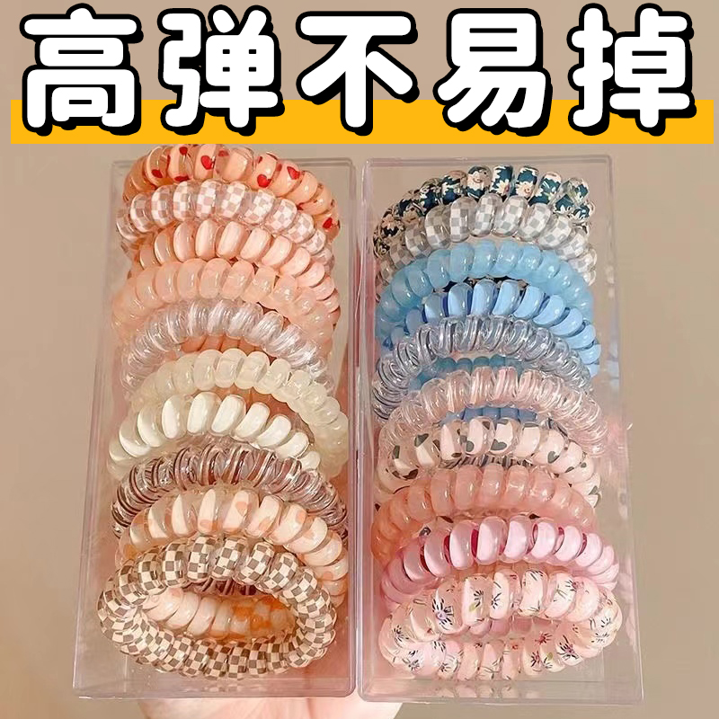 高品质电话线发圈新款高级感
