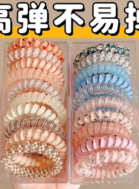 夏季高品质扎头发电话线发圈头绳网红2024新款女高级感头绳皮筋