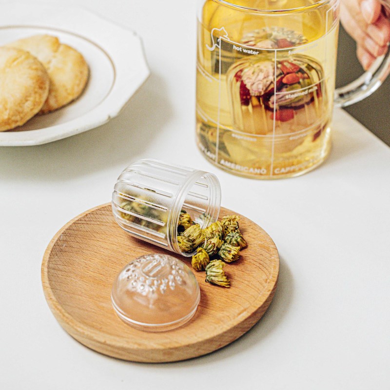 树可茶漏茶滤泡茶过滤器茶叶滤网茶仓迷你透明单独仓茶隔器