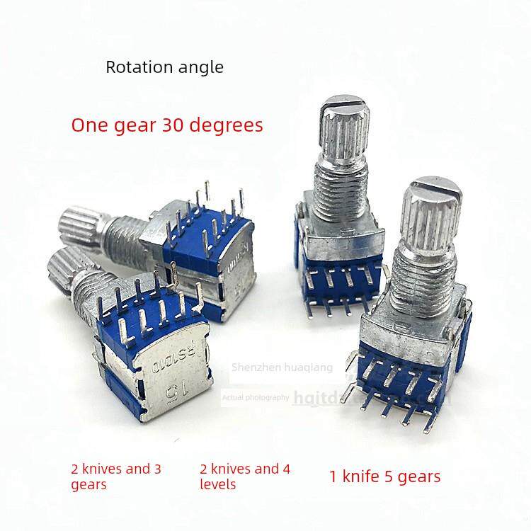 台产RS1010波段开关旋转开关信号转换开关2刀2档3档2刀4档 1刀5档