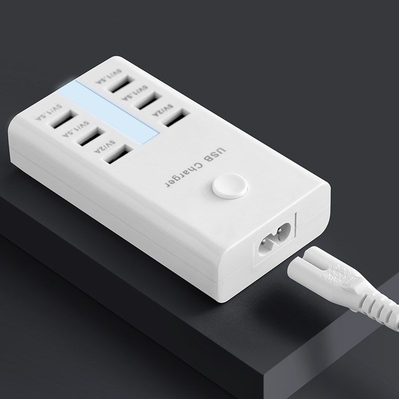 多口usb接口充电器带线扩展器插座多孔插排通用快充Y充电头家用