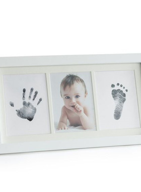 墨水手印泥相框 Handprint 手足印宝宝礼物 新生儿手印代加工