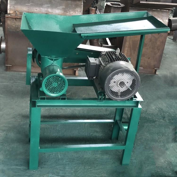 家庭养殖冻肉绞肉机 冻肉板机头鸡脖绞碎机 大型破冰碎骨机