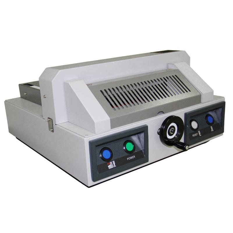 广州20V+电动切纸机厚层切纸机标书4CM小型台式裁纸机厂家价格