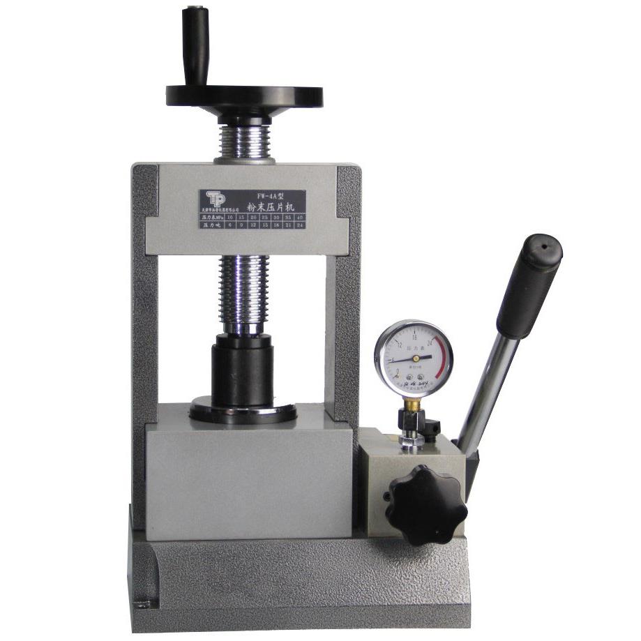 粉末压片机FW-4A型压制粉末试片范围0-24吨 FW-4A压片机 侧壁样式