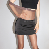 丝润觅羽「璇影」912针马油高腰无缝大码 薄款 丝袜女油亮高密丝滑