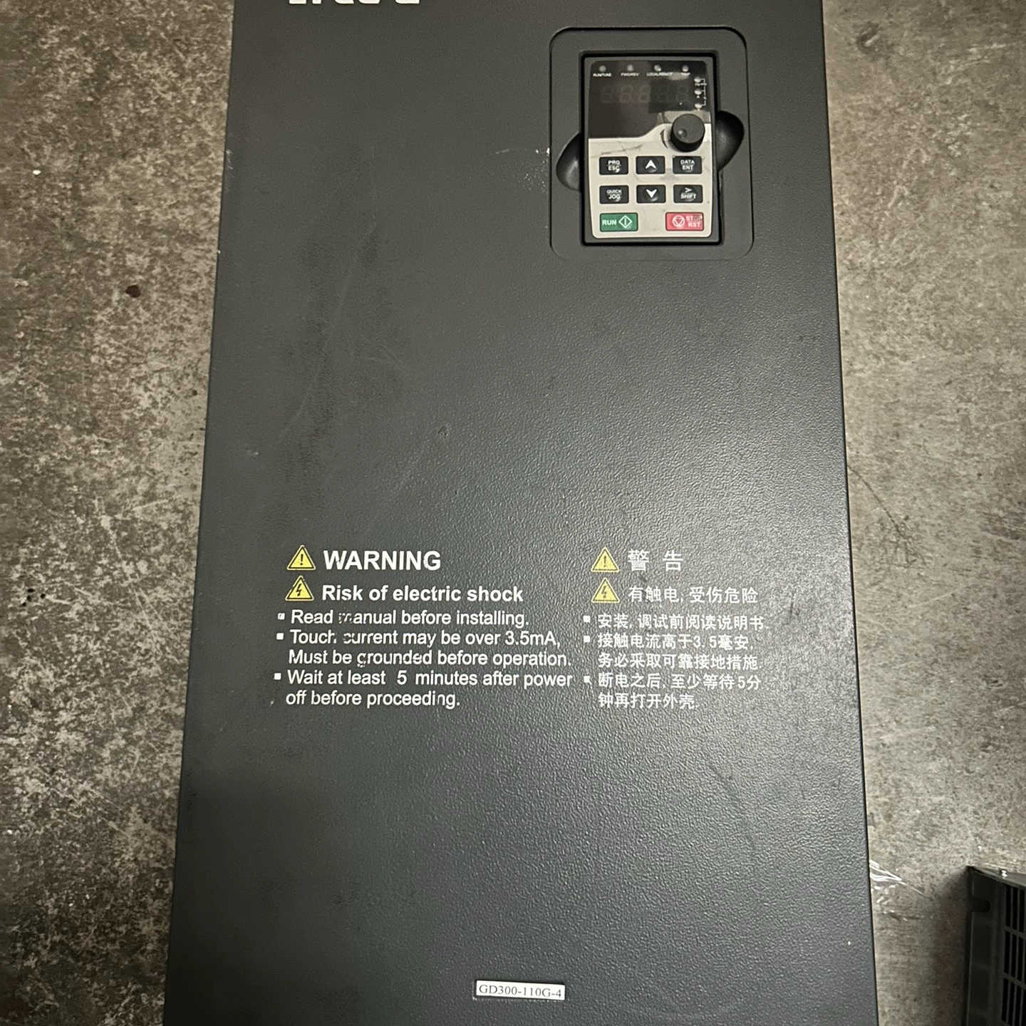 出英威腾GD300-110G-4变频器  功能完好无。询