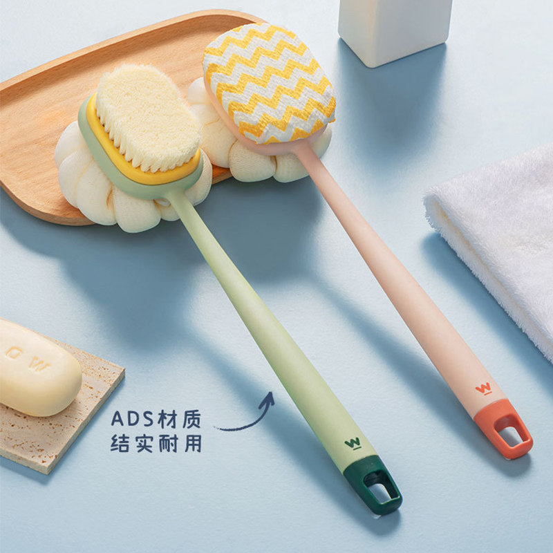 速发洗澡搓背神器搓澡沐浴刷后擦浴刷长柄巾毛背背刷子懒人搓澡软