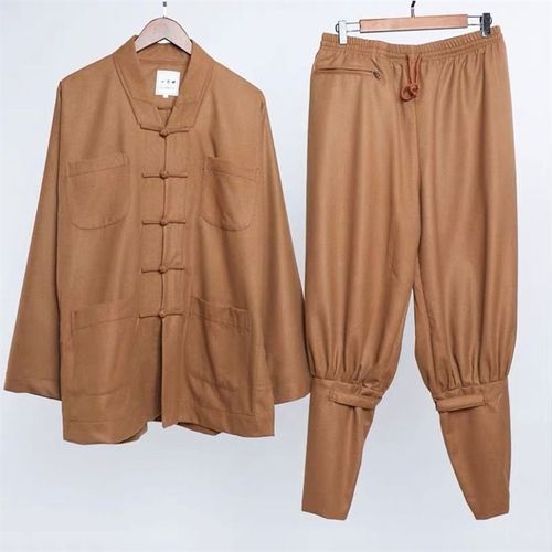 速发2420新款冬季毛呢冬绒僧服短褂和尚出家师父加厚小褂棉衣秋加