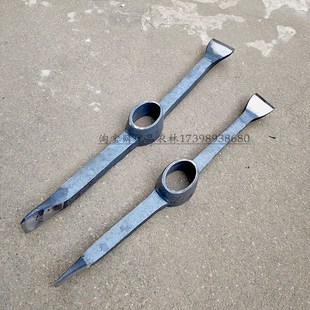 速发钢镐纯手工锻打柴镐挖笋专用镐道轨柴劈钢专用镐双扁镐头劈柴