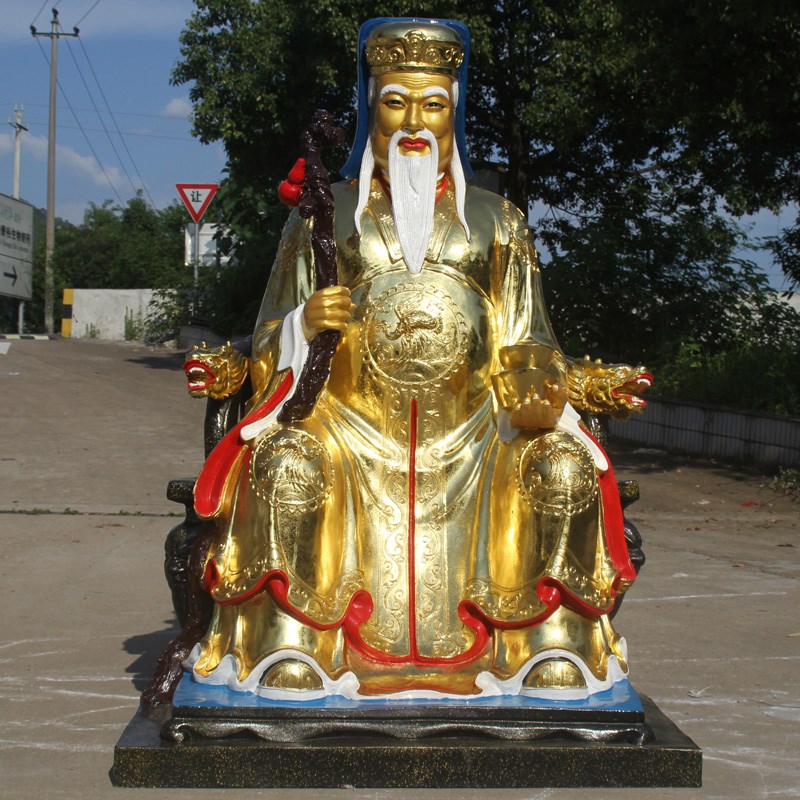 好货慈慧佛具 厂家直销树脂佛像1米6土地公婆寺庙土地公佛像 土地