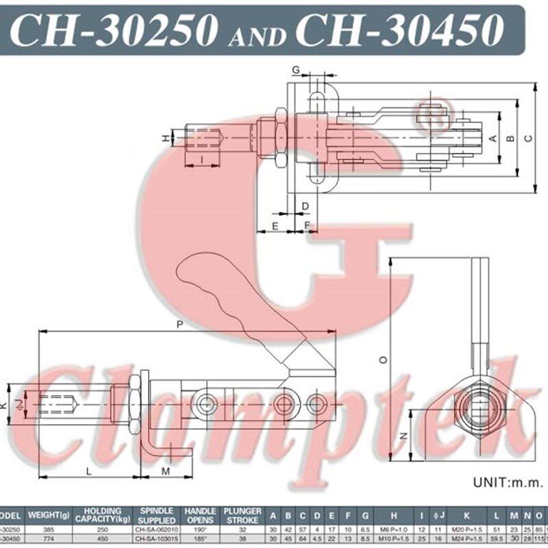 好货快速夹具压紧器 快夹夹具推拉式 木工压板夹具固定 工装夹钳