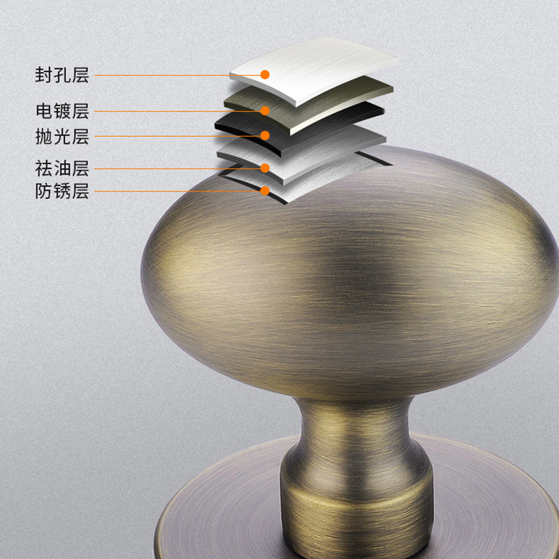 好货隐形门锁拉手锁暗锁卧室内把手门锁家用通用型房门锁木门锁具