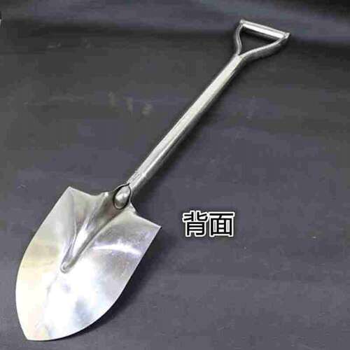 好货园艺种花松土工具不锈钢铲子花铲铁铲H 户外农用尖头小铁锹挖