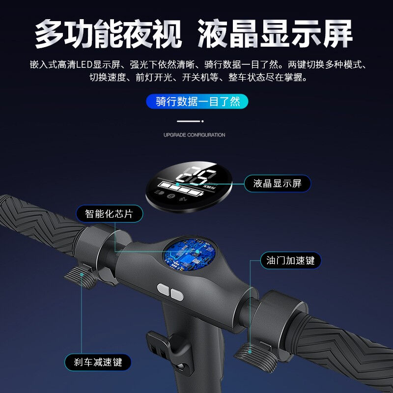 好货知途鸟电动滑板车成人可携式可摺叠电动车代驾两轮成人滑板车