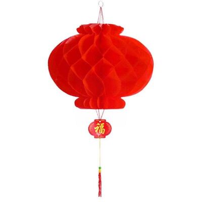 好货1pc Paper Honeycomb Lanterns For Spring Festival Pendant