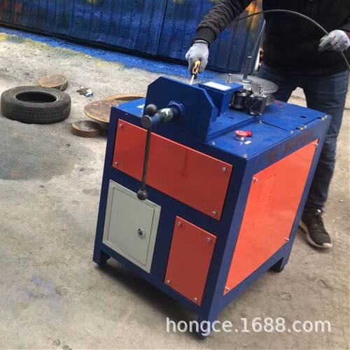 好货小型电动弯管机 90度一次成型直角折弯机 方管圆管平台直角弯