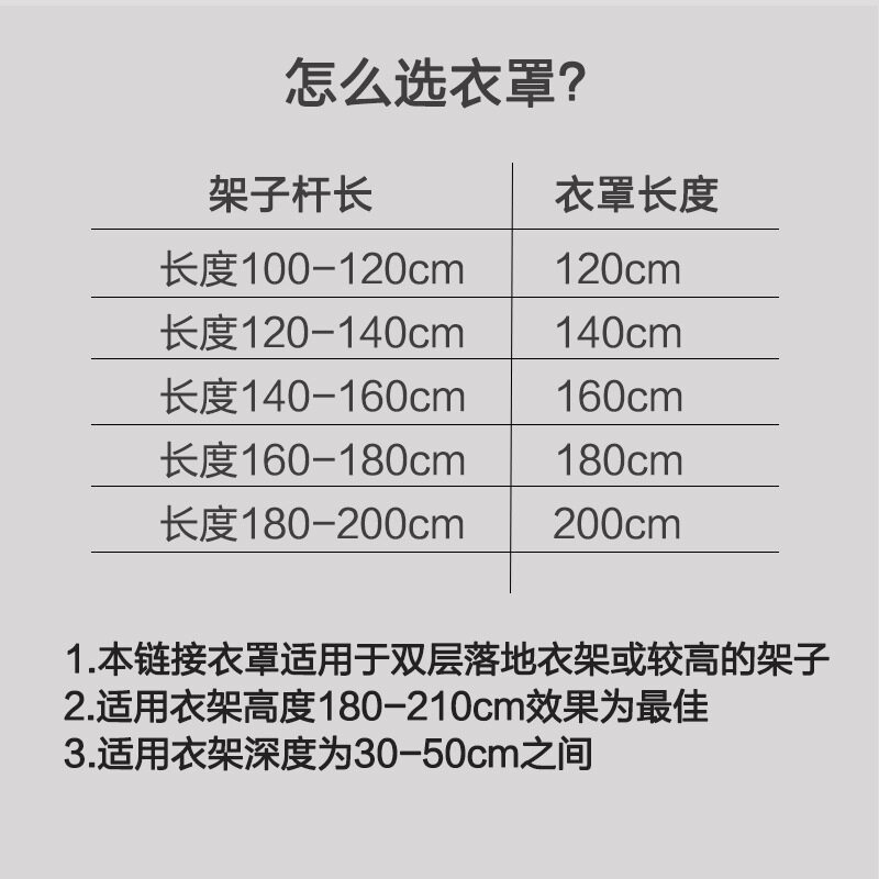 极速加高款卧室衣帽架简易落地晾衣架防尘罩盖布遮衣服的罩子透明