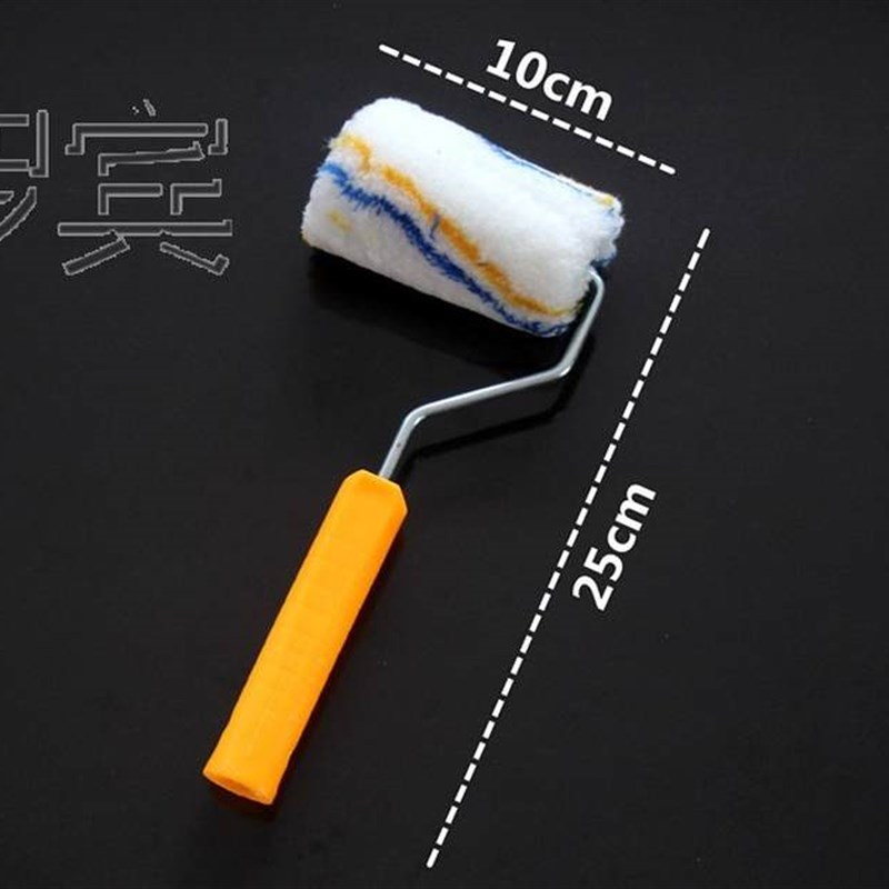 。油漆刷软毛无痕滚筒刷细毛刷墙神器刷墙面涂料工具毛辊子家用装