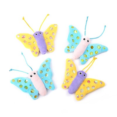 2020 New Attractive Design Ringing Paper Plush Body Butterf