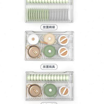 拉篮厨房橱柜不锈钢304双层抽屉式碗篮碗架内置碗碟篮碗筷架
