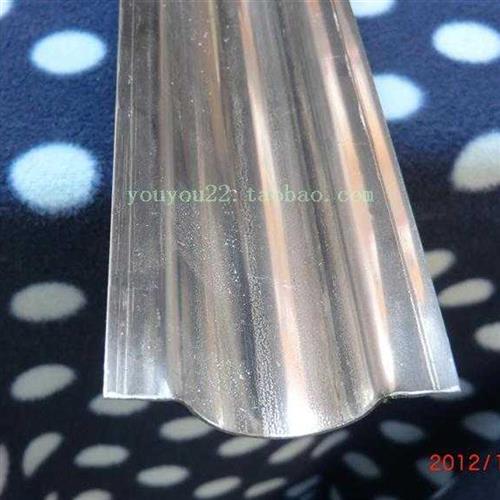 好货8公分不锈钢接地线槽 半圆型行线槽 穿线管网路走线管地板压