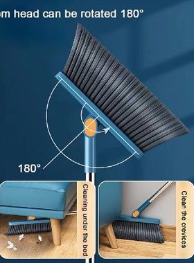 Sweeper Folding Dustpan Set Home Pet Hair Grabber Sweeping