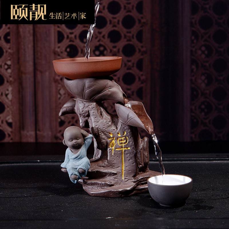 好货新品紫砂茶漏茶滤小和尚陶瓷茶叶过滤器功夫茶具配件精品茶宠