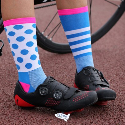 好货Nylon Cycling Socks Men Women Road Mountain Bike Race Sp