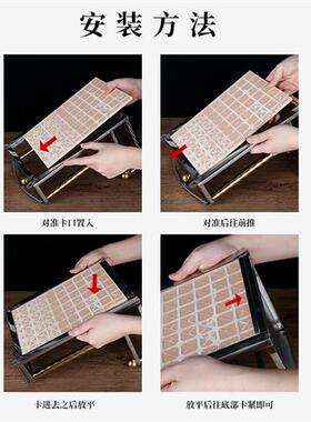 不锈钢牌位门口土地财神天官赐福定福灶君瓷砖牌位神位瓷片挂牌神
