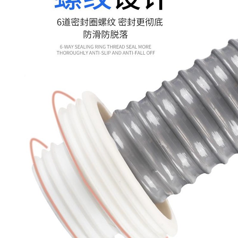 防臭密封圈厨房卫生间阳台下水道PVC50/75管转40排水管下水管塞子