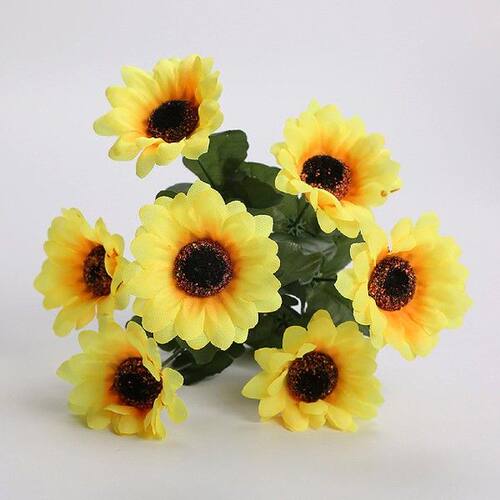 好货Sunflower Flower Bouquet Artificial Flowers Daisies Part
