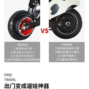 好货电动车小型折叠电瓶车越速坐骑家用代步车超轻便携成人迷你滑