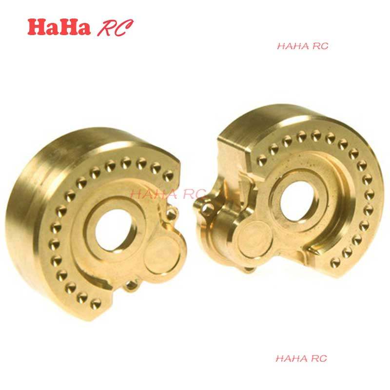 TRX6 TRX4桥边配重块 U转向铜块 黄铜配重 前后通用齿轮盖配重