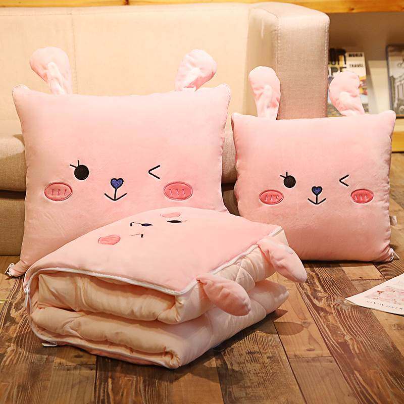 速发可爱抱枕被子两用办公室靠垫靠枕午睡毯枕头被沙发汽车用折叠,居家布艺,抱枕被,淘宝优惠券,粉丝福利购,淘宝优惠卷