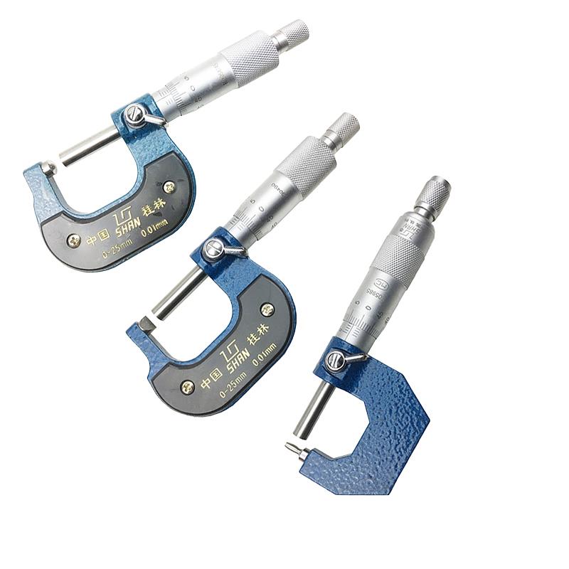 极速壁厚千分尺 桂量桂林山字 0-25 25-50 0.001 球头Y 壁厚 腰鼓