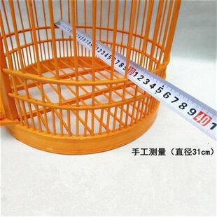 极速圆笼竹e鸟笼平顶绣眼黄豆黄腾麻雀料玉鸟笼子大小型号竹笼