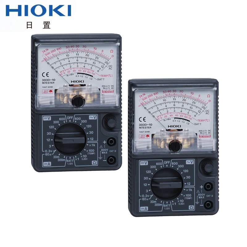 极速。HIOKI日置模拟万用u电表3030-10指万针式用表数显多用万用