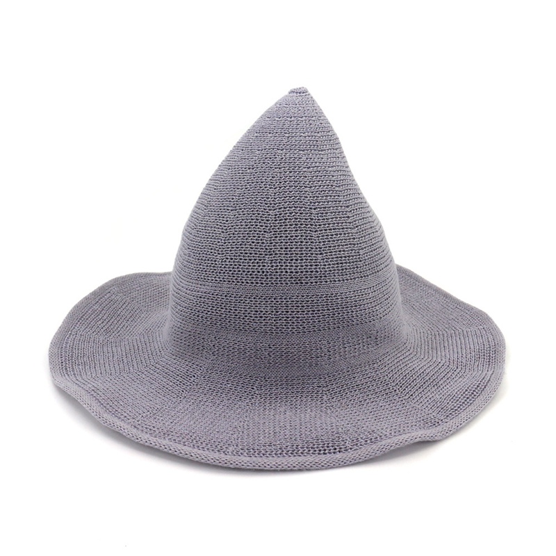 极速WZCX  New Kjnitting Korean Version Solid Color Wizard Wi