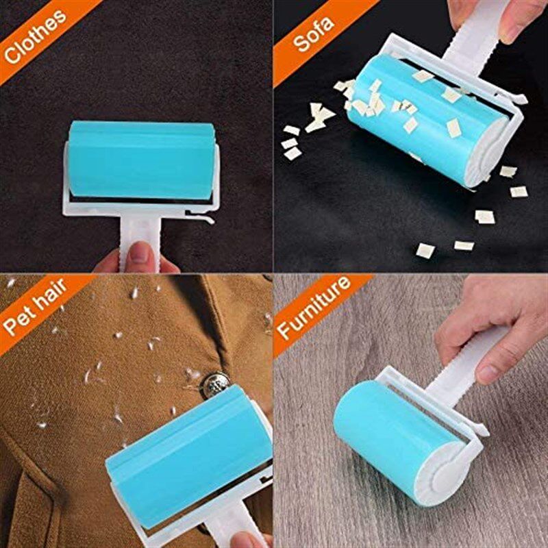 新品Sticky Lintj Roller 3 Pack  Reusable&Washable Lint Rolle