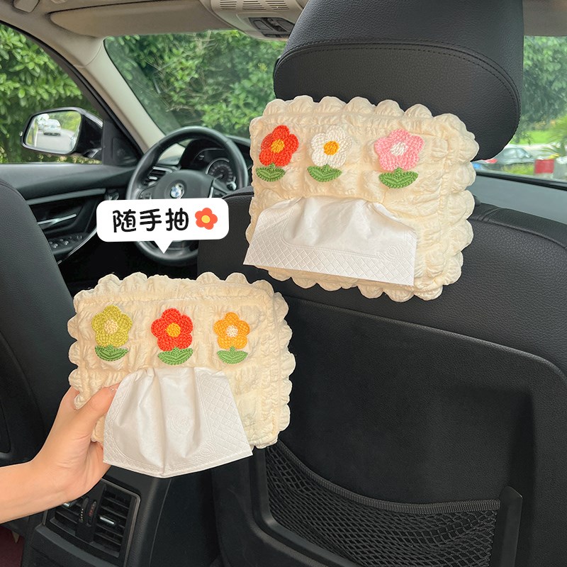 汽车抽纸盒车载纸巾盒挂式车内纸巾盒创意可爱车T内纸抽汽车纸巾