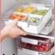 极速智慧屋冰箱食品级收纳盒厨房整理蔬H菜水果沙拉保鲜盒冷冻分
