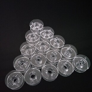 新品15Pc SA156 Transparent Plastic Empty Bobbins SewiYng Bob