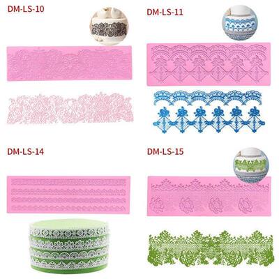 极速蕾丝垫翻糖蛋糕液态矽胶模具C巧克力蛋糕装饰蛋糕花边矽胶烘