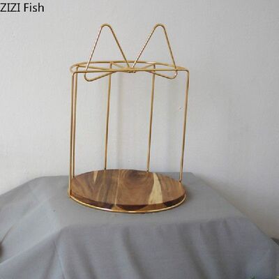 新品Three-tier Dessert sCake Tray Wooden Dinner Plate Househ