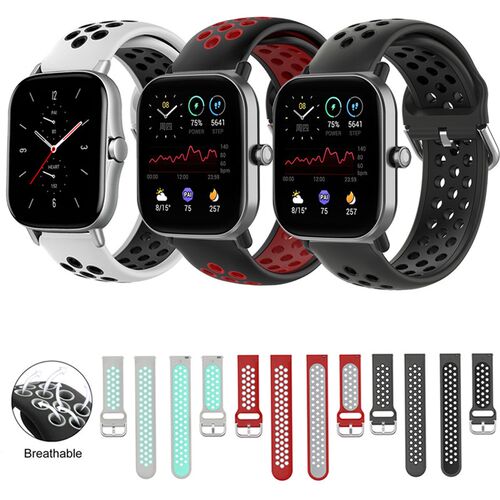 极速20amm Silicone Watch Strap For Amazfit GTS 4/2  Strap Re