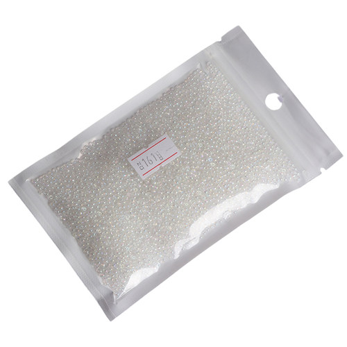新品2mm幻彩米珠 玻璃小珠子diy饰品配件串P手链耳环发簪流苏材料