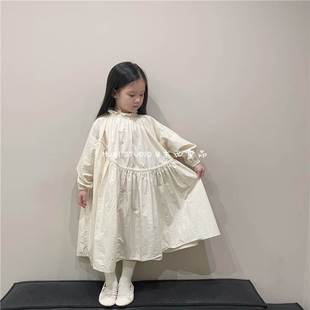 极速木西童品2023春韩国女童洋气D森系连衣裙女宝宝可爱复古两面